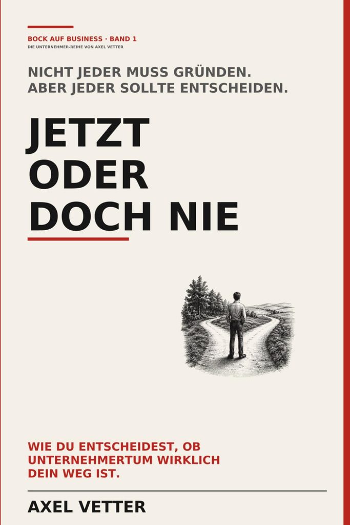 JETZT ODER DOCH NIE Buch Cover